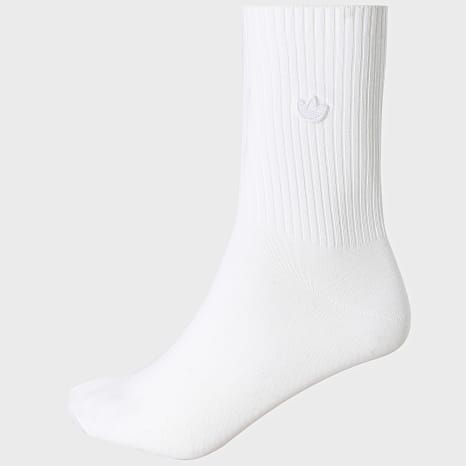Adidas Originals - Lot De 2 Paires De Chaussettes Crew IC8699 Blanc Noir