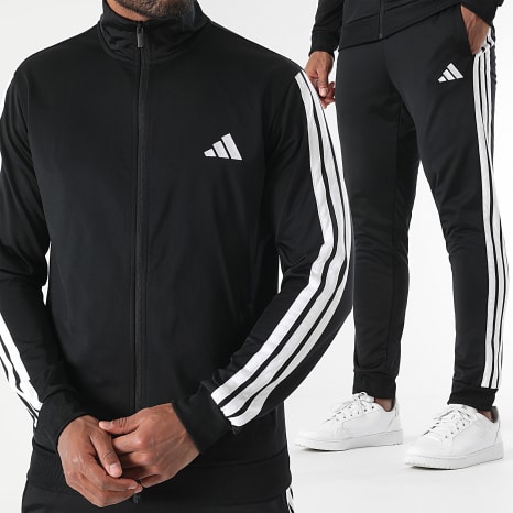 Adidas Sportswear - 3 Stripes Track Suit JI8858 Black - Ryses