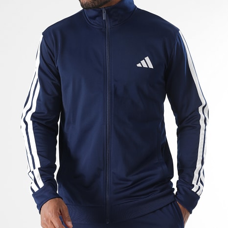 Adidas Sportswear - Ensemble De Survetement A Bandes 3 Stripes JI8859 Bleu Marine