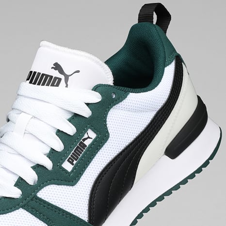 Puma - Zapatillas R78 393910 Dark Myrtille Negro Warm Blanco