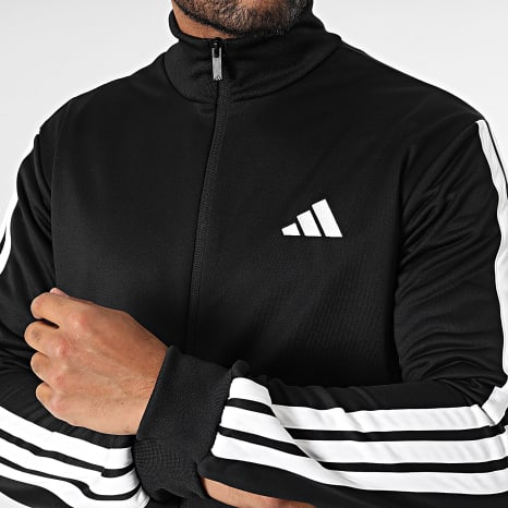 Adidas Sportswear - 3 Stripes Track Suit JC5375 Black - Ryses