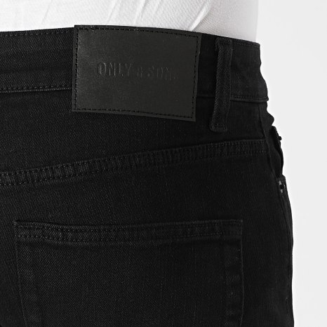 Only And Sons - Jean Regular Weft Noir