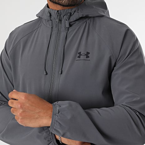 Under Armour - Windjack Stretch Woven 6003001 Houtskool grijs