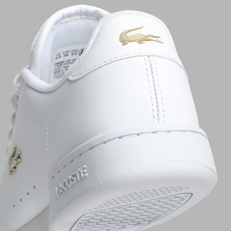Lacoste - Carnaby Cup 125 Blanco Oro Zapatillas Mujer