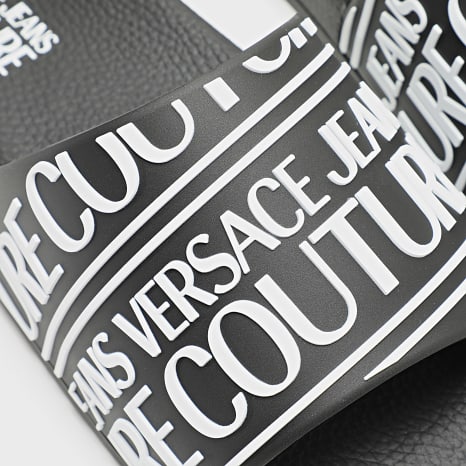 Versace Jeans Couture - Claquettes Fondo Slide 78YA3SQ1-71352 Noir