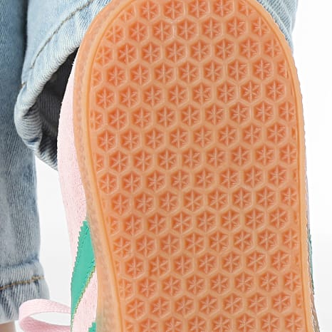 Adidas Originals - Gazelle Zapatillas Mujer J JP7128 Rosa Claro Court Verde Bliss Rosa