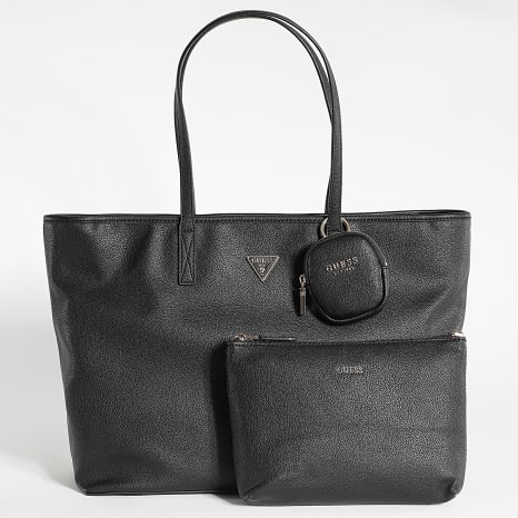 Guess - Lote Bolso De Las Mujeres Y Bolsa De Embrague BG900624 Negro Oro