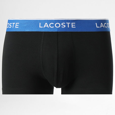Lacoste - Lot De 3 Boxers Classic Noir