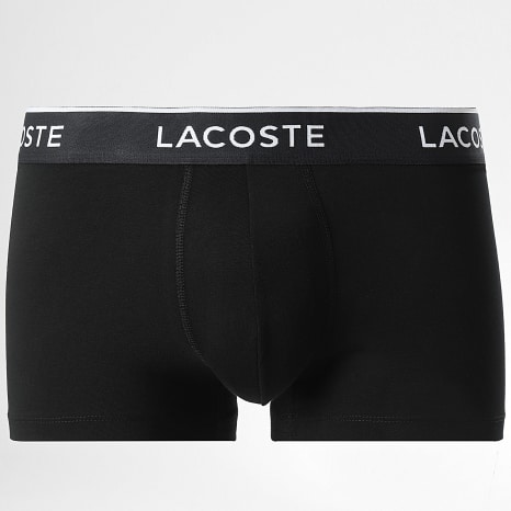 Lacoste - Lot De 3 Boxers Classic Noir