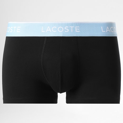 Lacoste - Lot De 3 Boxers Classic Noir