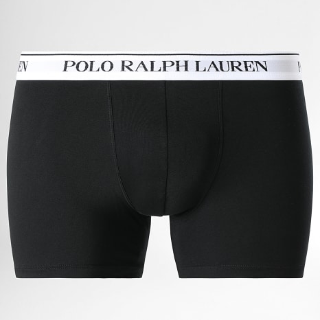 Polo Ralph Lauren - Pack de 5 Boxers Blanco Gris Antracita Jaspeado Negro