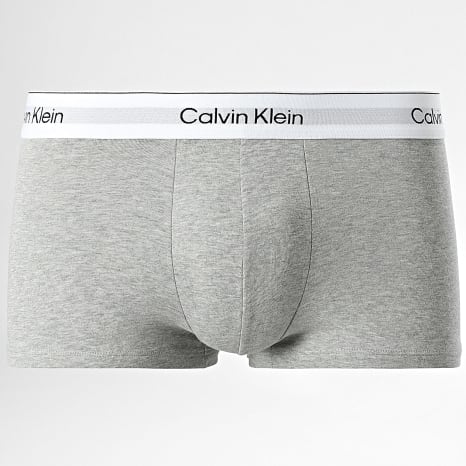 Calvin Klein - Lot De 3 Boxers Low Rise NB4389 Blanc Gris Chiné Noir