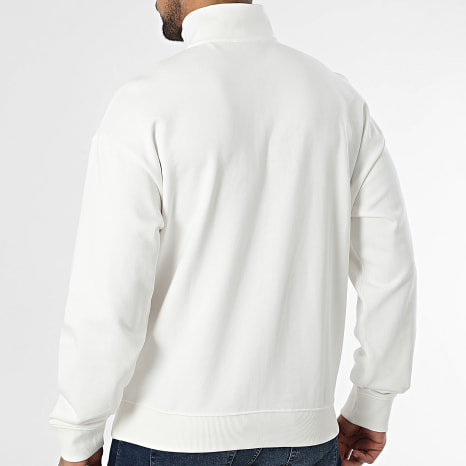 HUGO - Durty 244 Sweat Top Ritssluiting 50525881 Gebroken wit