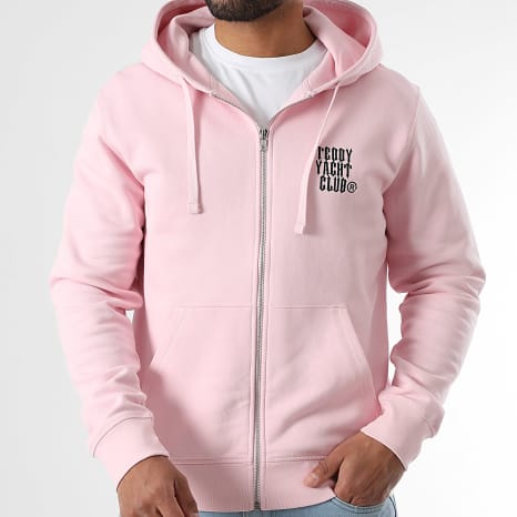 Teddy Yacht Club - Sudadera con capucha y cremallera Art Series Travis Pink