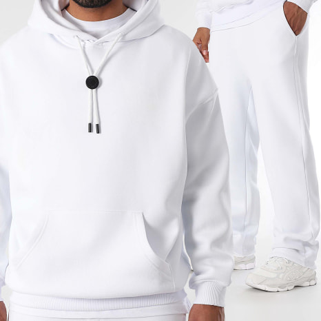 Classic Series - Ensemble Sweat Capuche Et Pantalon Jogging 1281 Blanc