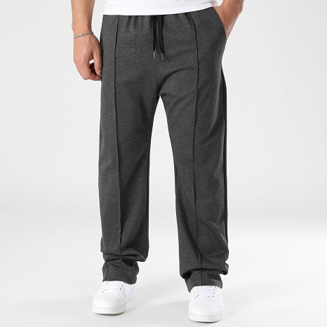 LBO - Pantalon Large 1864 Gris Anthracite Chiné