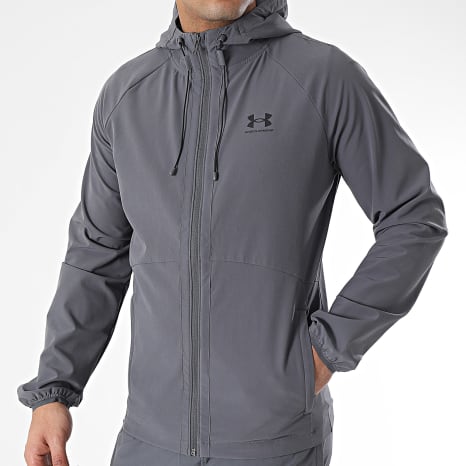 Under Armour - Conjunto de Chándal Stretch Woven UA Vibe 6003001 1386557 Gris Antracita