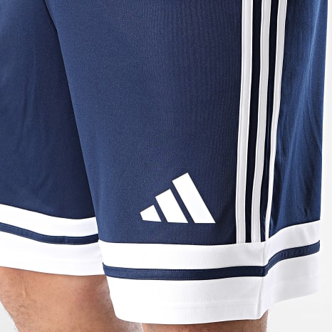 Adidas Sportswear - Short Jogging Squa 25 JH3410 Bleu Marine Blanc