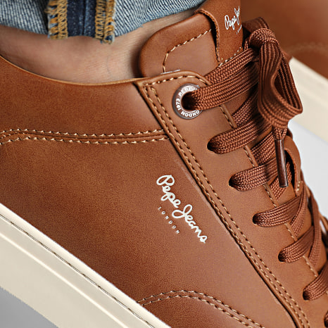 Pepe Jeans - Joe Basis Sneakers PMS00048 Bruinbruin