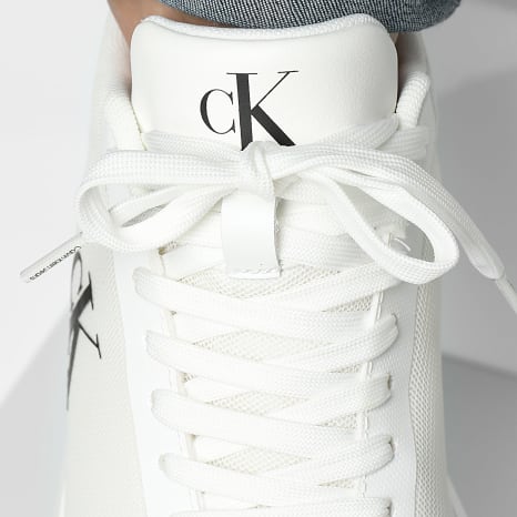 Calvin Klein - Zapatillas 3 Eva Runner Mesh 1264 Triple Blanco Brillante