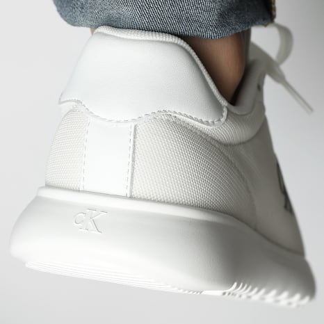 Calvin Klein - Zapatillas 3 Eva Runner Mesh 1264 Triple Blanco Brillante