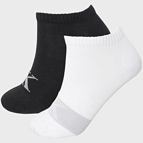 Calvin Klein - Lote De 2 Pares De Calcetines 701231393 Blanco Negro