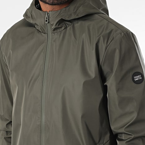 Teddy Smith - Chaqueta Con Capucha Jimbo Verde Caqui
