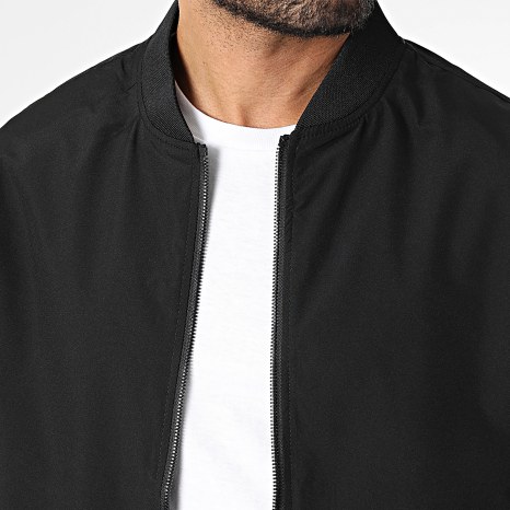 Jack And Jones - Chaqueta Bomber Corte Amplio Carga Negro