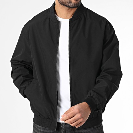 Jack And Jones - Chaqueta Bomber Corte Amplio Carga Negro