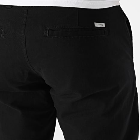 JJ Rebel - Pantalon Chino Relaxed Fit Kenni Sharp Noir