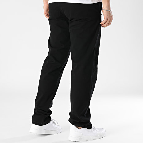 JJ Rebel - Pantalon Chino Relaxed Fit Kenni Sharp Noir