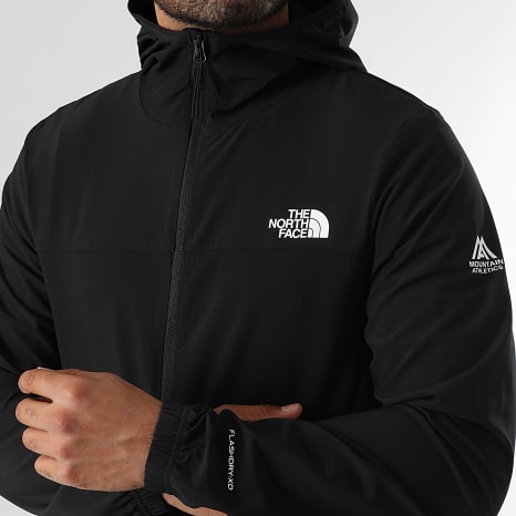 The North Face - Veste Zippée Capuche Wind Flashdry XD Noir