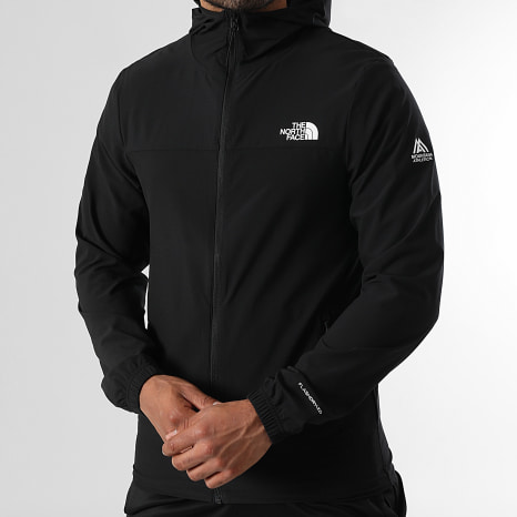 The North Face - Veste Zippée Capuche Wind Flashdry XD Noir
