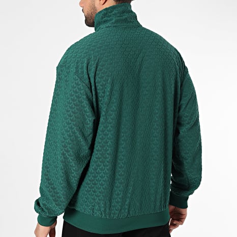 Adidas Originals - Q12 Monogram Stripe Zip Jacket JD0696 Green - Ryses