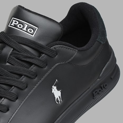 Polo Ralph Lauren - Zapatillas Heritage Court II Negro Gris