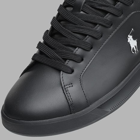 Polo Ralph Lauren - Zapatillas Heritage Court II Negro Gris