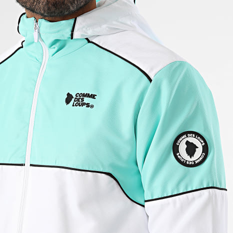 Comme Des Loups - Conjunto De Sudadera Cobalt Verde Blanco