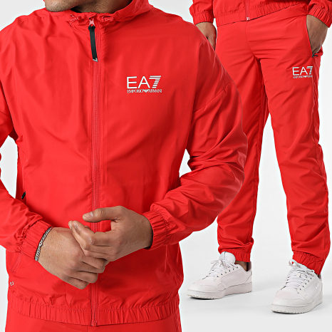 EA7 Emporio Armani - Red 8NPV08-PN4HZ Track Suit - Ryses