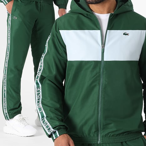 Lacoste - Dark Green Crocodile Logo Track Suit - Ryses