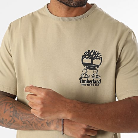 Timberland - Tee Shirt Bold A2K1T Beige Foncé