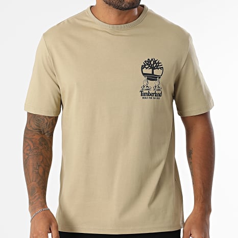 Timberland - Tee Shirt Bold A2K1T Beige Foncé