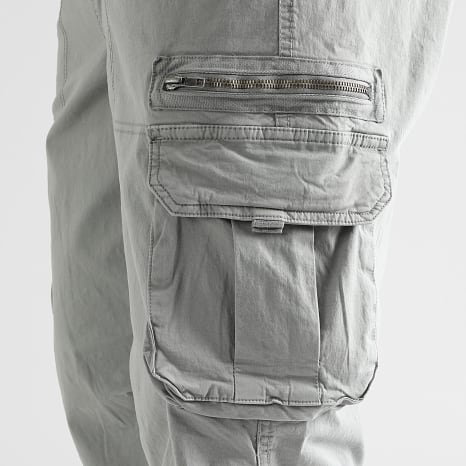 LBO - Pantaloni cargo rilassati 0606 Grigio chiaro