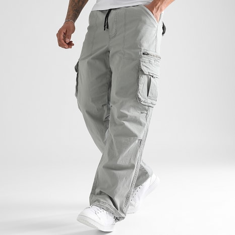 LBO - Pantaloni cargo rilassati 0606 Grigio chiaro