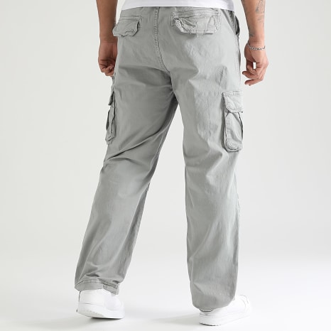 LBO - Pantaloni cargo rilassati 0606 Grigio chiaro