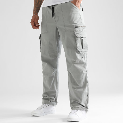 LBO - Pantaloni cargo rilassati 0606 Grigio chiaro