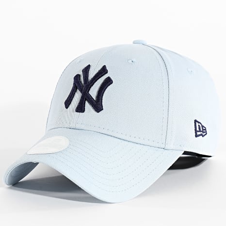 New Era - Berretto Donna Metallic Logo NY New York Yankees 60595488 Blu Chiaro