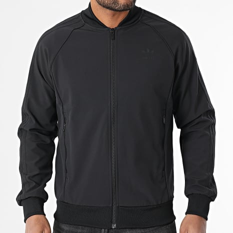 Adidas Originals - Veste Zippée A Bandes Bonded IY4874 Noir