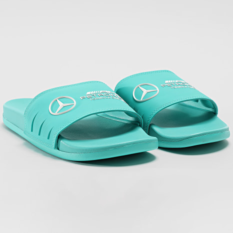 Adidas Performance - Chanclas Adilette Comfort AMG Mercedes JR1071 Turquesa