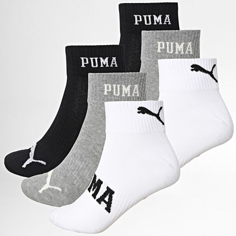 Puma - Lot De 6 Paires De Chaussettes 701235583 Noir Gris Blanc