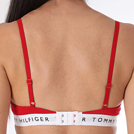 Tommy Hilfiger - Sujetador Mujer 6040 Rojo